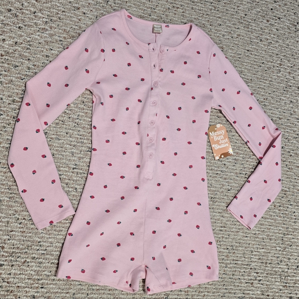NWT Onesie Longsleeve Sleep Shorts